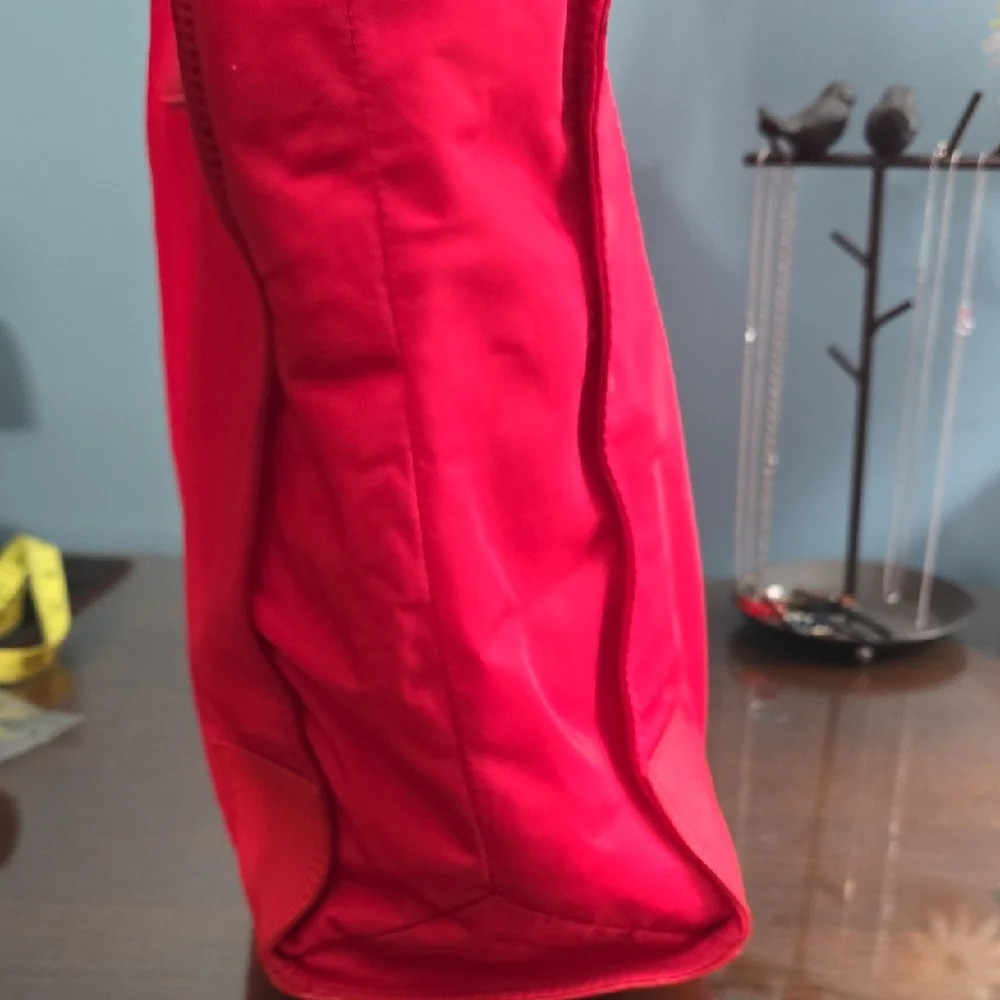 Tory Burch Red Nylon Tote